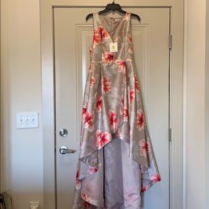 BRAND NWT Calvin Klein high low gown!!